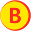B